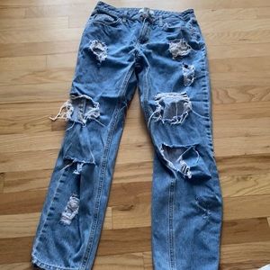 Forever 21 ripped jeans